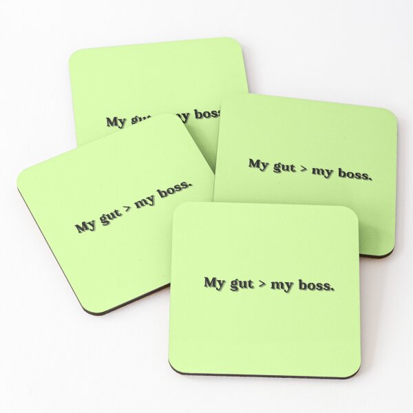 Item preview, My gut > my boss. designed and sold by GutGirlClub.