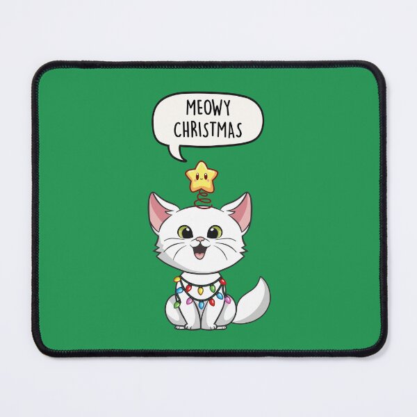Item preview, Meowy Christmas Cat designed and sold by LEFDDesigns.
