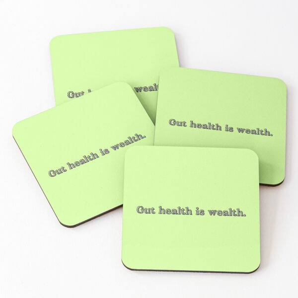 Item preview, Gut Health Is Wealth – Minimalist Wellness Quote designed and sold by GutGirlClub.