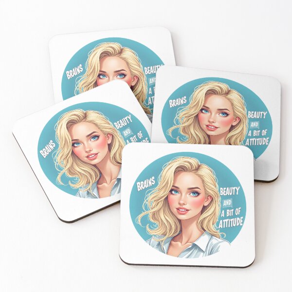 Item preview, Brains, Beauty And A Bit Of Attitude designed and sold by BDLdesigns.