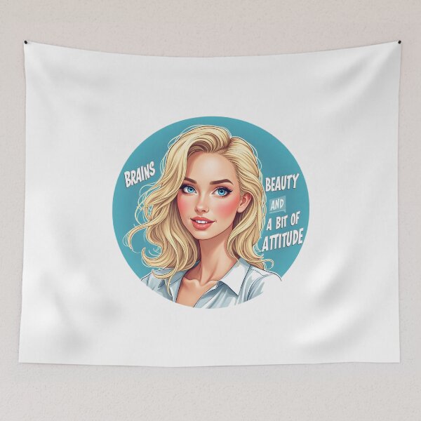 Item preview, Brains, Beauty And A Bit Of Attitude designed and sold by BDLdesigns.