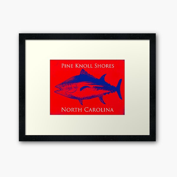 Pine Knoll Shores, NC Framed Art Print