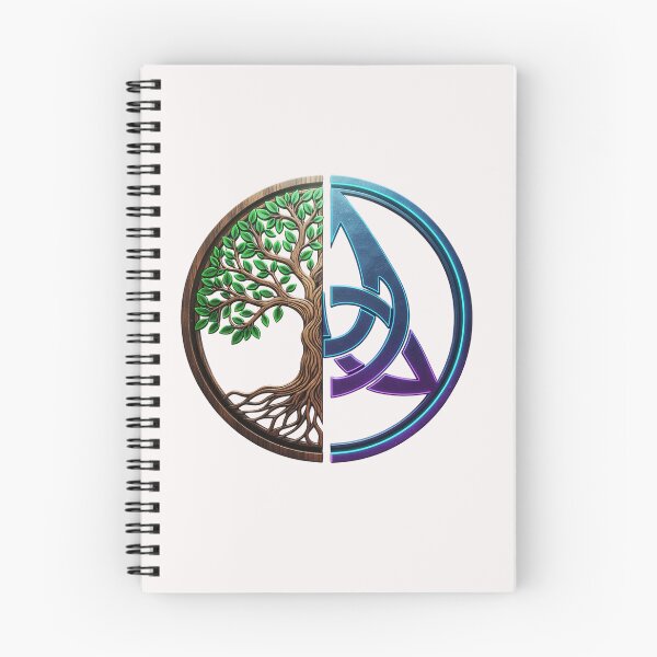 Item preview, Tree of Life & Triquetra Fusion Emblem designed and sold by CelticSoulShop.