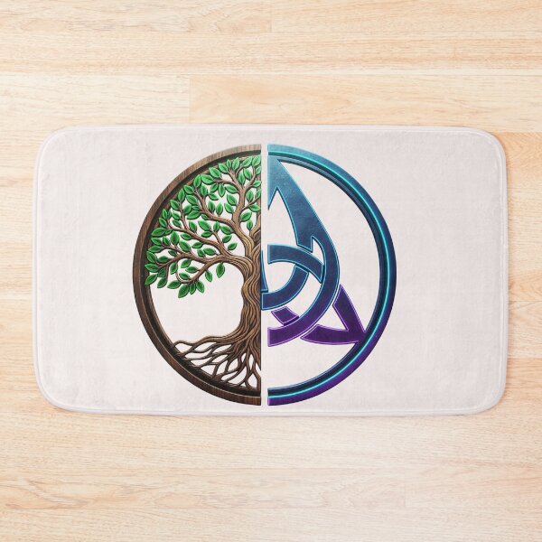 Item preview, Tree of Life & Triquetra Fusion Emblem designed and sold by CelticSoulShop.