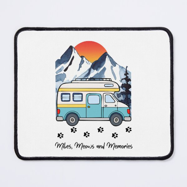 Item preview, Miles, Meows and Memories. RV and Cat design designed and sold by SofikoDesigns.