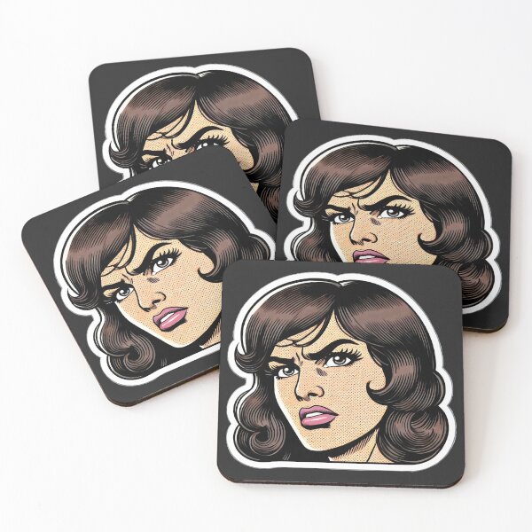 Item preview, Lichtenstein-Inspired Pop Art Print designed and sold by PinUpPizzazz.