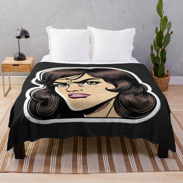 Item preview, Lichtenstein-Inspired Pop Art Print designed and sold by PinUpPizzazz.