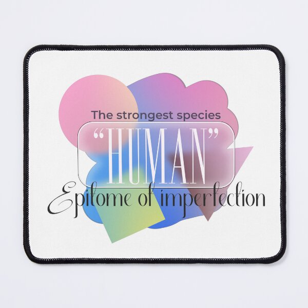 Item preview, Human – Epitome of Imperfection Minimalist Quote T-Shirt designed and sold by neyacts.