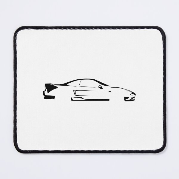 Item preview, NSX NA1 Type R (1992) Minimalist Side-Profile Car Silhouette (Black) designed and sold by FearnCreative.
