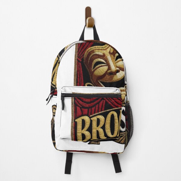 Item preview, Broadway Musical Faux Embroidery Patch Tee - Theater Mask Red Curtain Sticker designed and sold by GeniePixel.