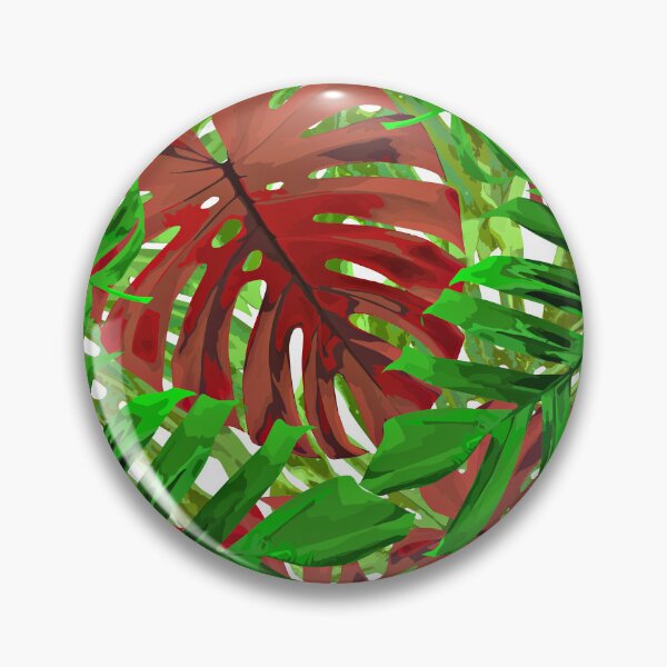 Item preview, Tropical Treasures Island Palm Leaves Monstera Design Pattern  designed and sold by DEC02.