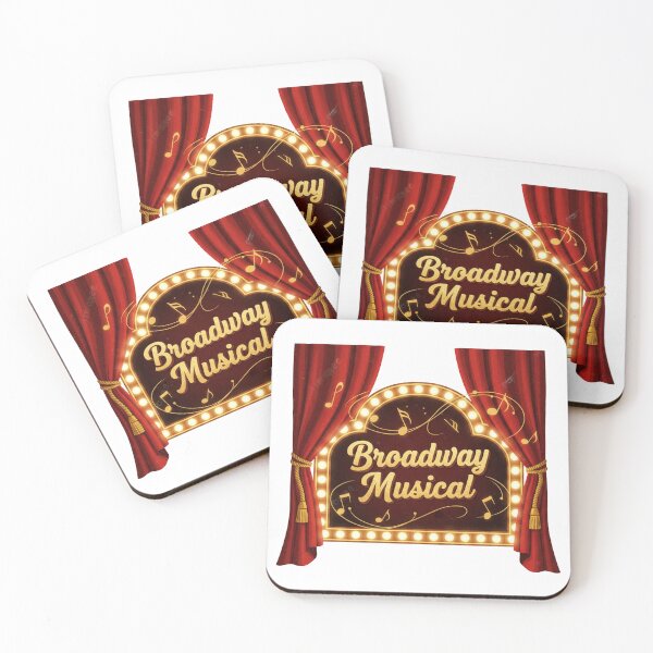 Item preview, Vintage Broadway Musical Marquee PNG - Transparent Theater Fan Art Design for Stickers T-Shirts designed and sold by GeniePixel.