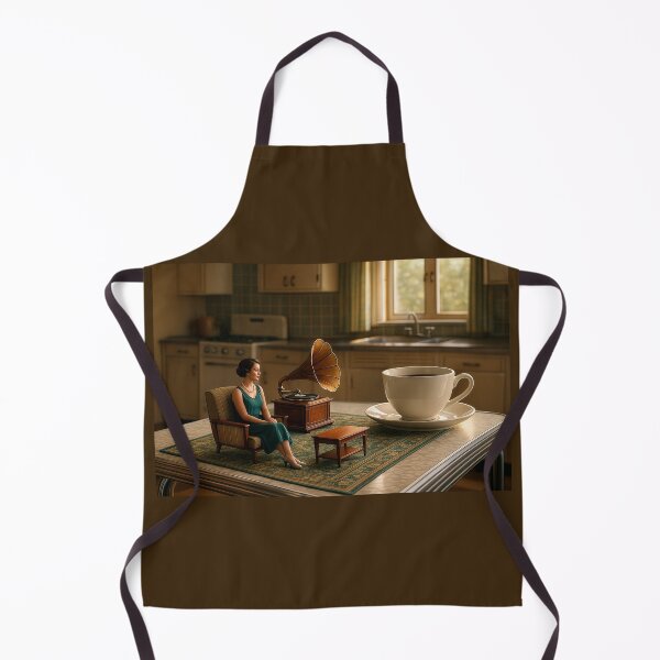 Item preview, Surreal Kitchen with Woman Listening to the Phonograph designed and sold by Tridentulus.