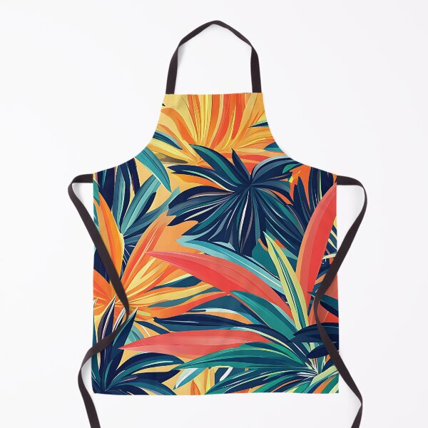 Item preview, Fantasy Exotic Vibrantly Colorful Tropical Palm Leaves Art designed and sold by DEC02.