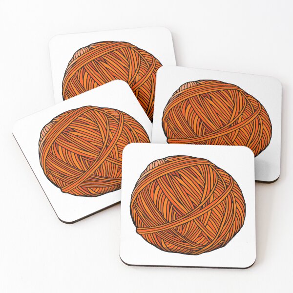 Item preview, Orange Yarn Ball Art designed and sold by shopdiego.