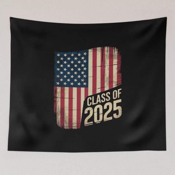 Item preview, Senior Class Of 2025 Graduation Us USA American Flag  designed and sold by MathisBellanger.