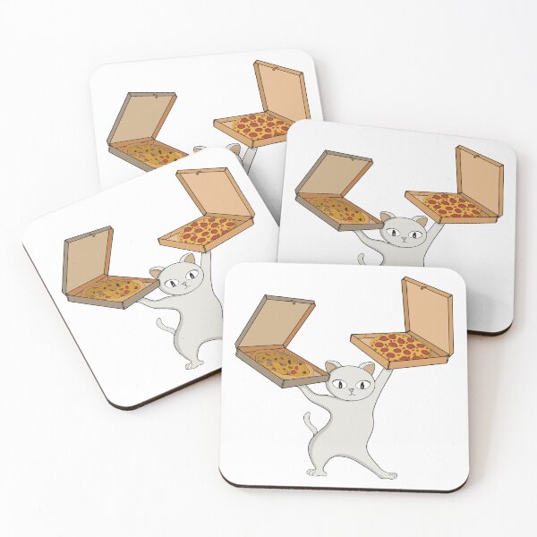 Item preview, Pizza Paws Cat Juggling Pies designed and sold by shopdiego.