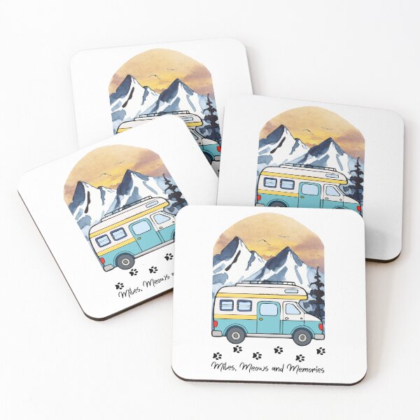 Item preview, Miles, Meows and Memories. RV and Cat design designed and sold by SofikoDesigns.