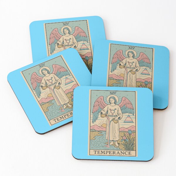 Item preview, Trans Temperance Tarot – Balance & Transition designed and sold by PrideDownUnder.