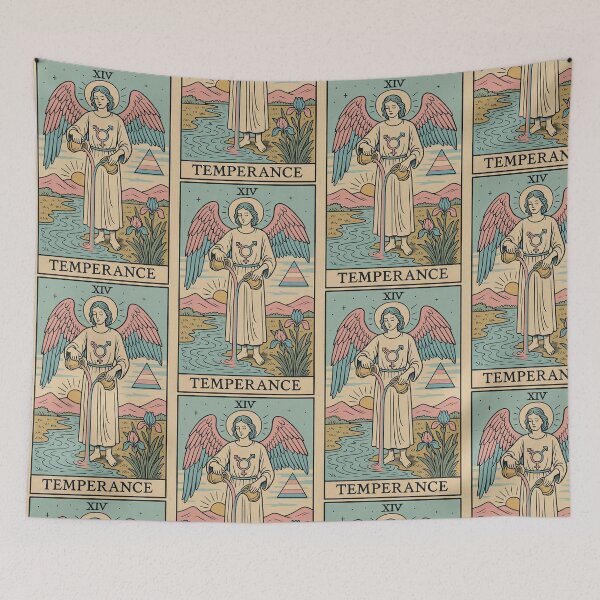 Item preview, Trans Temperance Tarot – Balance & Transition designed and sold by PrideDownUnder.