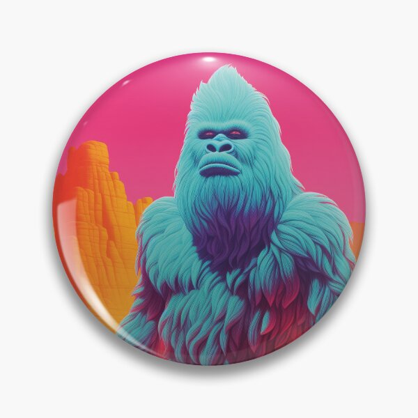 Item preview, Bigfoot sighted, cool neon colors designed and sold by Mauswohn.