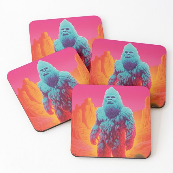 Item preview, Bigfoot sighted, cool neon colors designed and sold by Mauswohn.