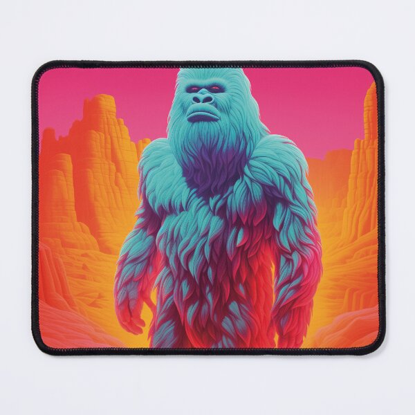 Item preview, Bigfoot sighted, cool neon colors designed and sold by Mauswohn.