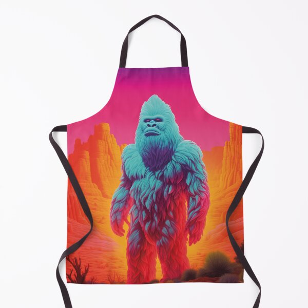 Item preview, Bigfoot sighted, cool neon colors designed and sold by Mauswohn.