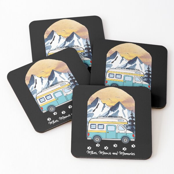 Item preview, Miles, Meows and Memories. RV and Cat design designed and sold by SofikoDesigns.
