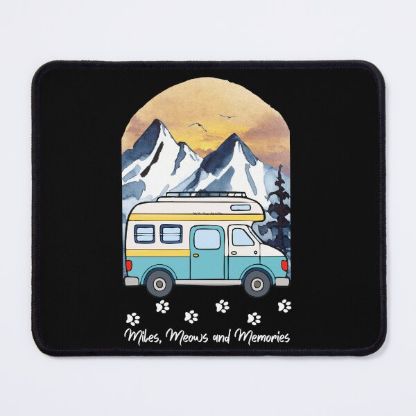Item preview, Miles, Meows and Memories. RV and Cat design designed and sold by SofikoDesigns.