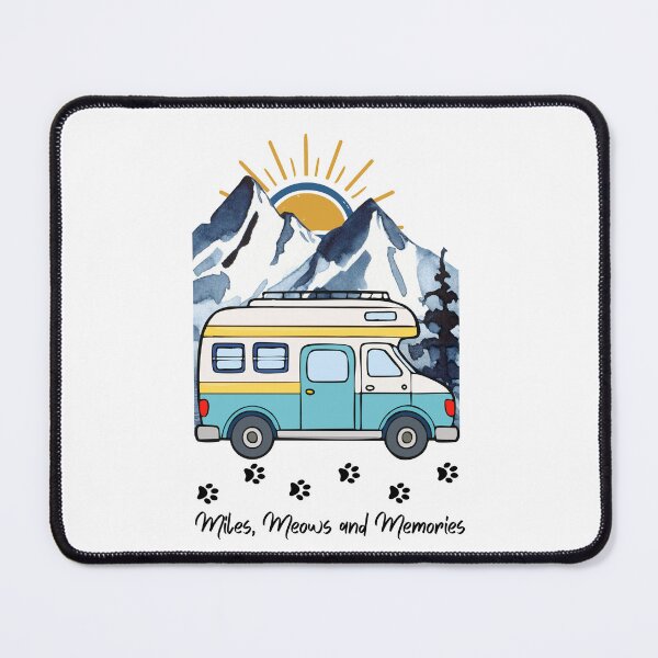 Item preview, Miles, Meows and Memories. RV and Cat design designed and sold by SofikoDesigns.