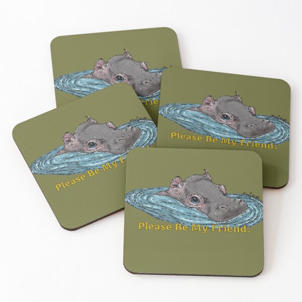Item preview, Hippo Friend  designed and sold by RonaldBottsArt.