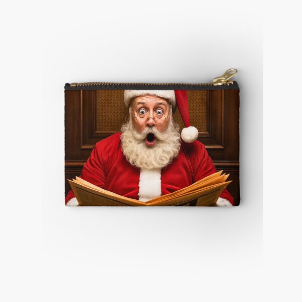 Item preview, Santa in Sleigh - Surprised Santa designed and sold by Echo Aesthetics.
