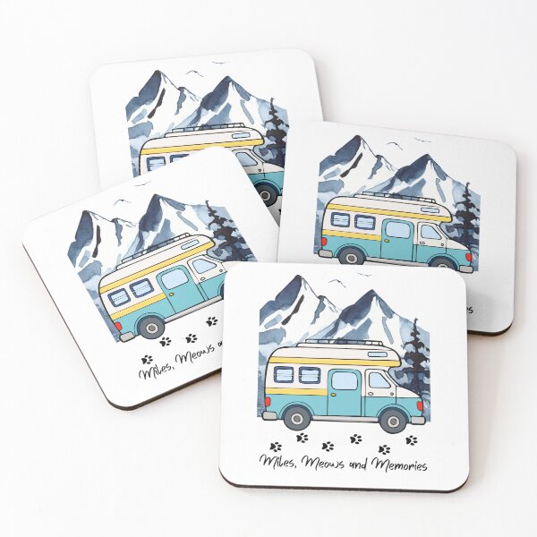 Item preview, Miles, Meows and Memories. RV and Cat design designed and sold by SofikoDesigns.
