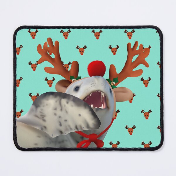 Item preview, Leopard seal reindeer designed and sold by GivernyKate.