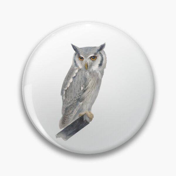 Item preview, Northern White-faced Owl designed and sold by HOMETOWN86.