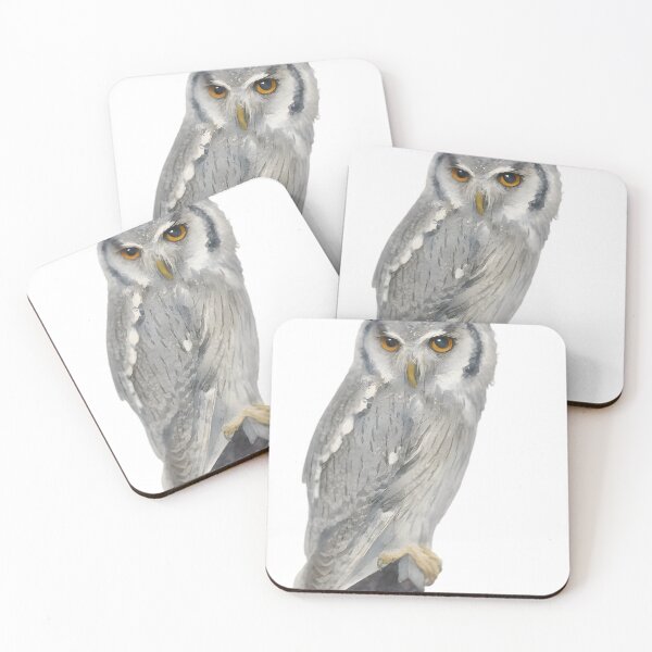 Item preview, Northern White-faced Owl designed and sold by HOMETOWN86.