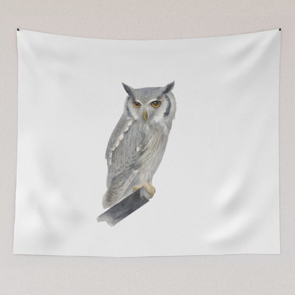 Item preview, Northern White-faced Owl designed and sold by HOMETOWN86.