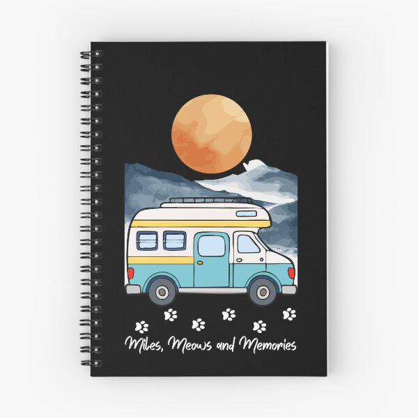Item preview, Miles, Meows and Memories. RV and Cat design designed and sold by SofikoDesigns.