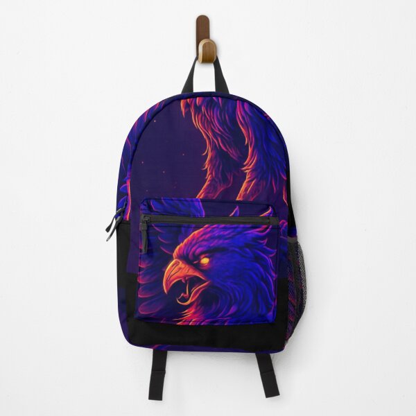 Item preview, Neon Griffin – Vaporwave Mythical Beast Art designed and sold by GolabMagic.