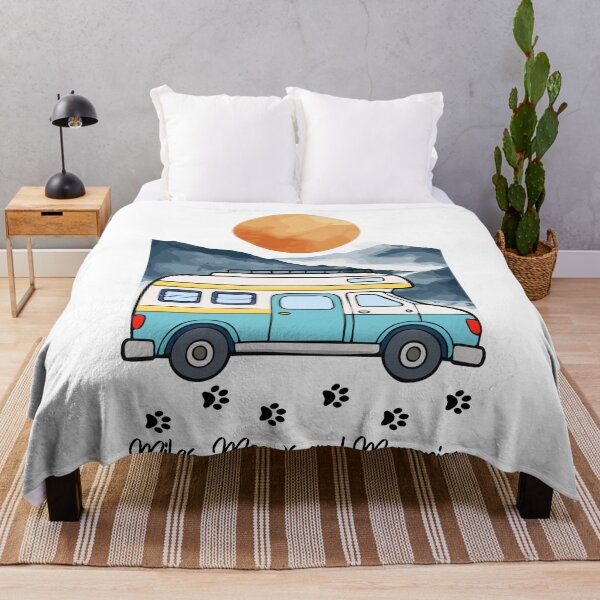 Artikelvorschau, Meilen, Miauen und Erinnerungen. Wohnmobil- und Katzendesign entworfen und verkauft von SofikoDesigns.