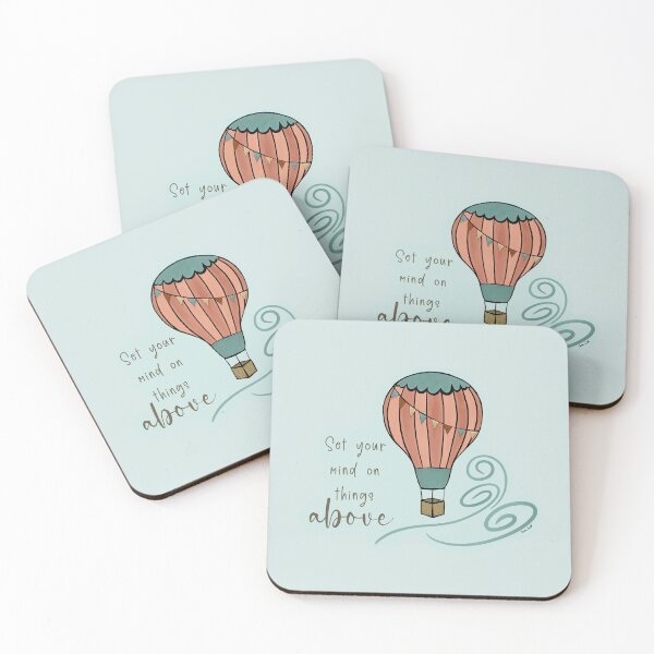 Item preview, Set Your Mind Colossians 3:2 Bible Verse Sticker designed and sold by Willow & Grace Designs.