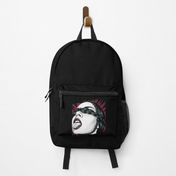 Item preview, Pop-Goth Portrait with Braids and Tongue designed and sold by Sauartsy.