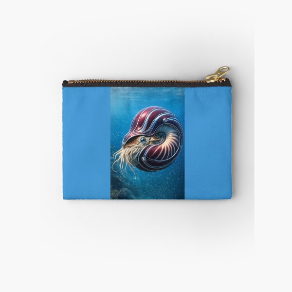 Item preview, Red Norman Timbs-esque Deco Nautilus designed and sold by Tridentulus.