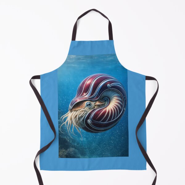 Item preview, Red Norman Timbs-esque Deco Nautilus designed and sold by Tridentulus.