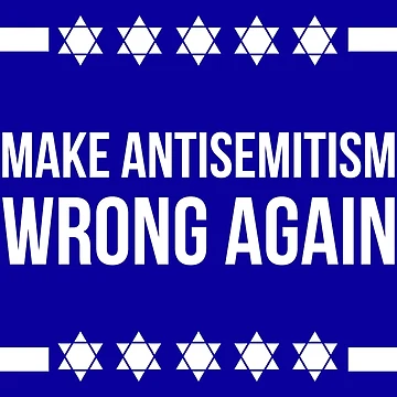 Artwork thumbnail, Make antisemitism wrong again by Rachel the Artist