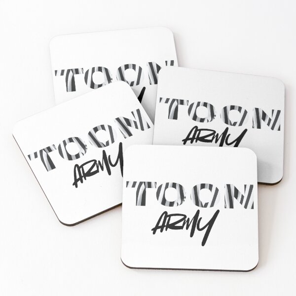 Item preview, Toon Army Newcastle United Stripes Typography Design – NUFC Fan Art designed and sold by Pokah79.