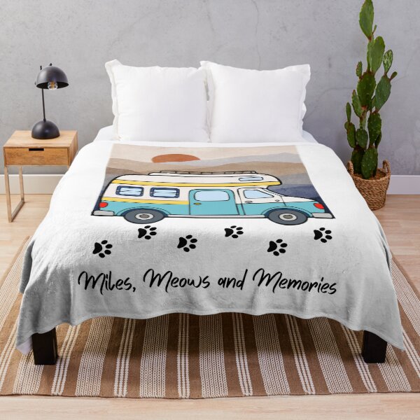 Item preview, Miles, Meows and Memories. RV and Cat design designed and sold by SofikoDesigns.