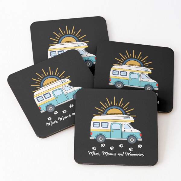 Item preview, Miles, Meows and Memories. RV and Cat design designed and sold by SofikoDesigns.
