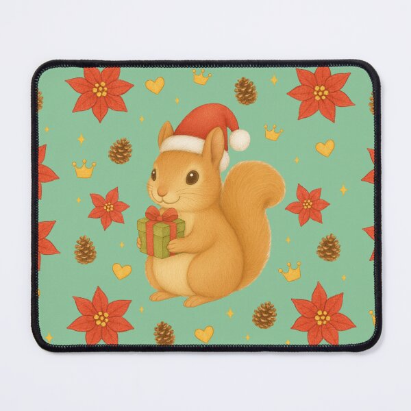 Item preview, Christmas Squirrel - Green designed and sold by HIMEKARI.